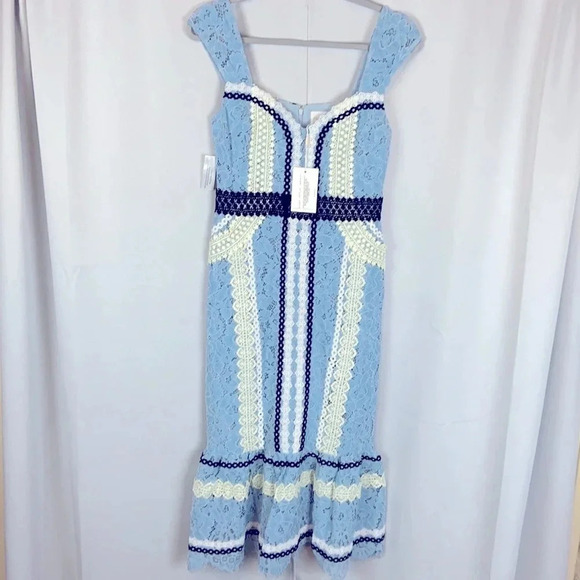foxiedox Dresses & Skirts - NWT Anthropologie Foxiedox Sweetheart Neckline‎ Lace Dress XS